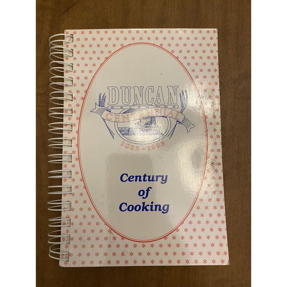Duncan Centenial Cookbook 1992 Oklahoma - Picture 1 of 3